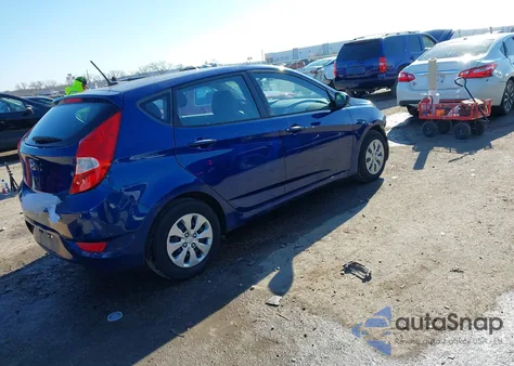 2015 Hyundai Accent Gs from USA, damaged, VIN KMHCT5AE9FU227535